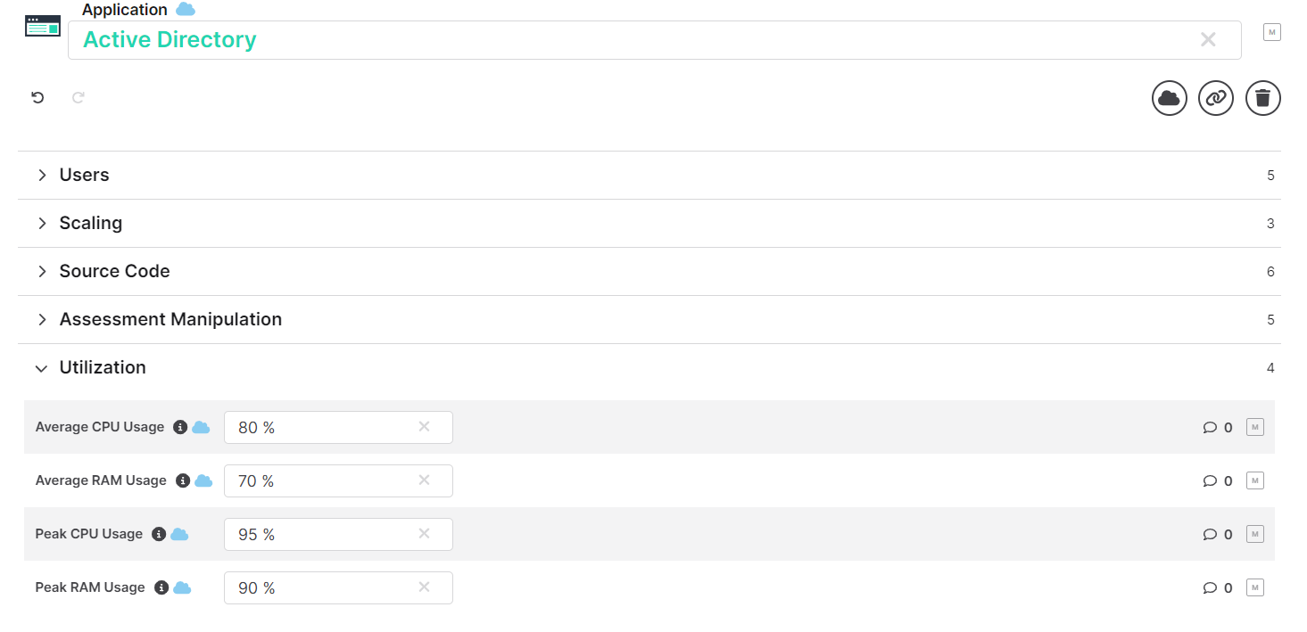 Cloud Readiness Calculation