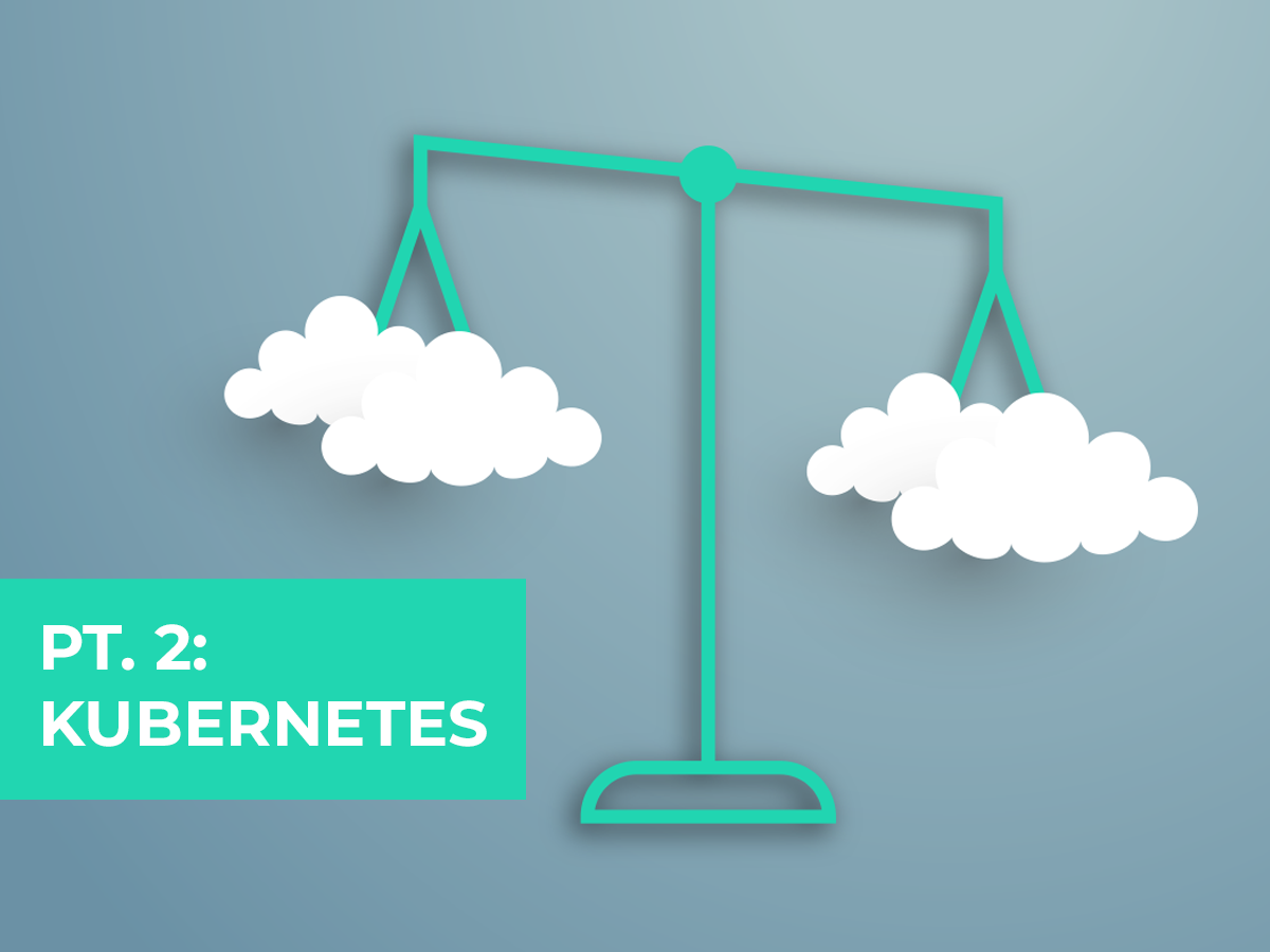 Comparing different cloud options visualized by clouds on a scale