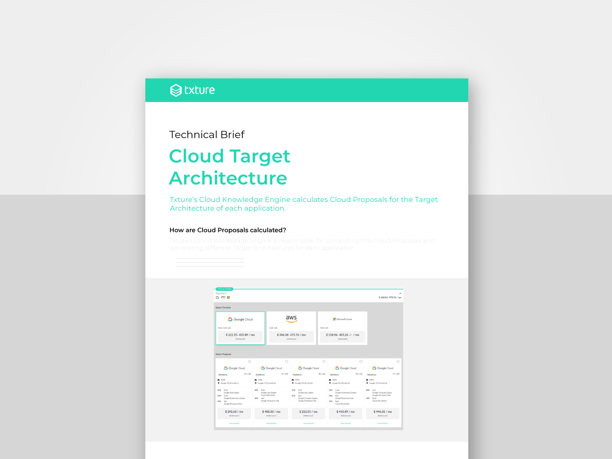 Cloud Migration Proposals Technical Brief 