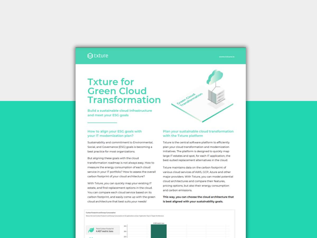 Green Cloud Factsheet Txture