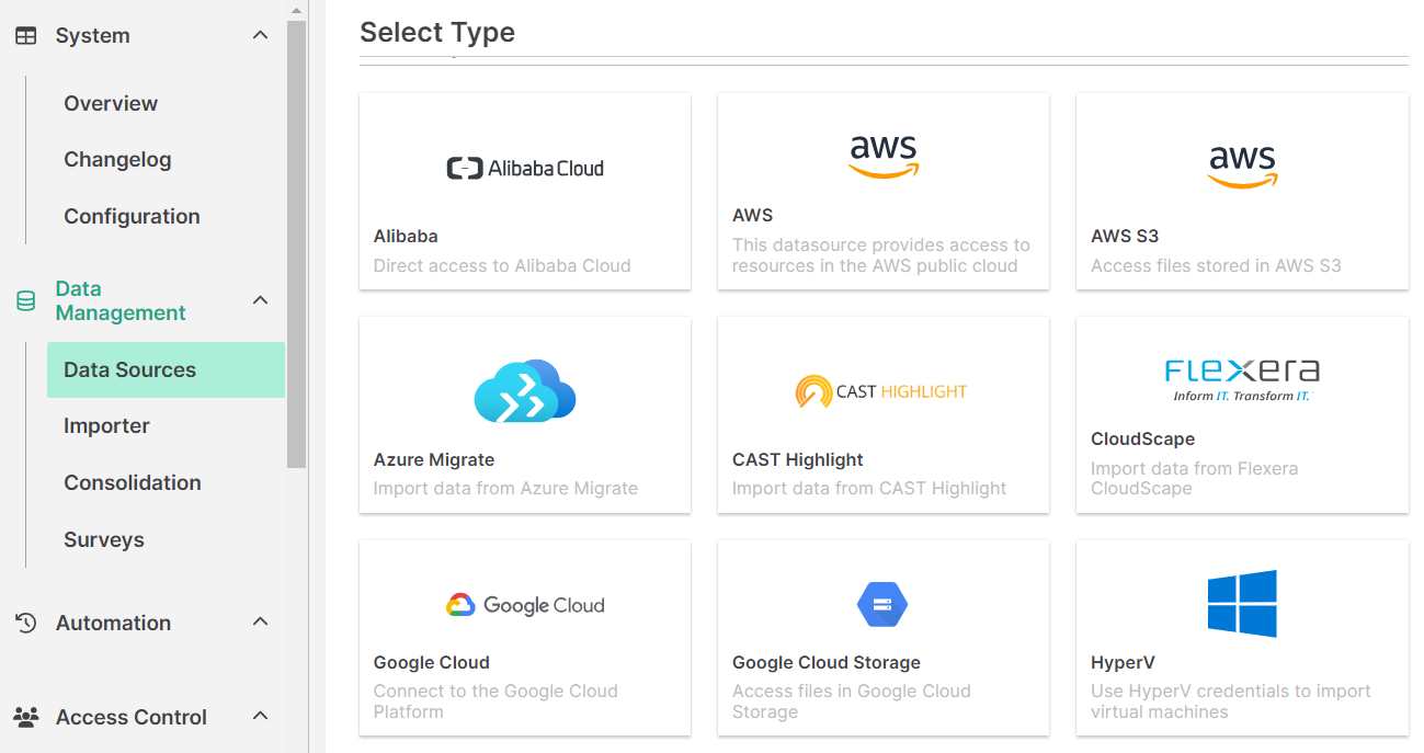 Cloud Infrastructure Data Collection