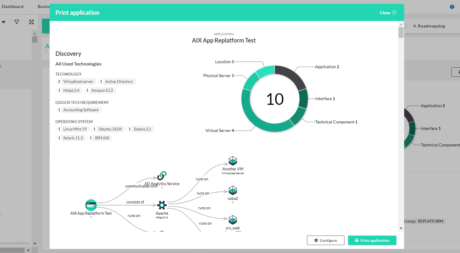 print application preview in txture