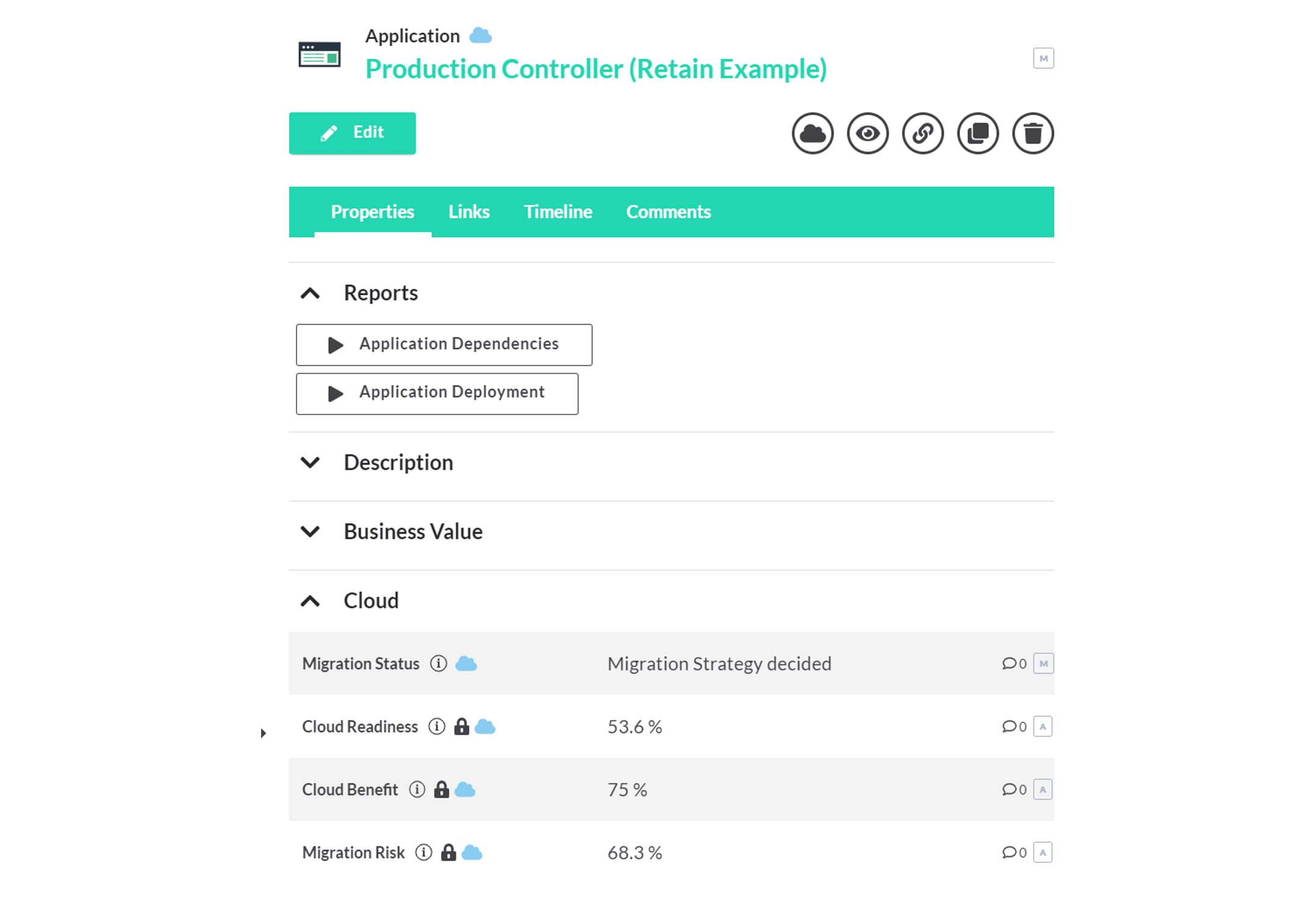 New asset detail sheet design